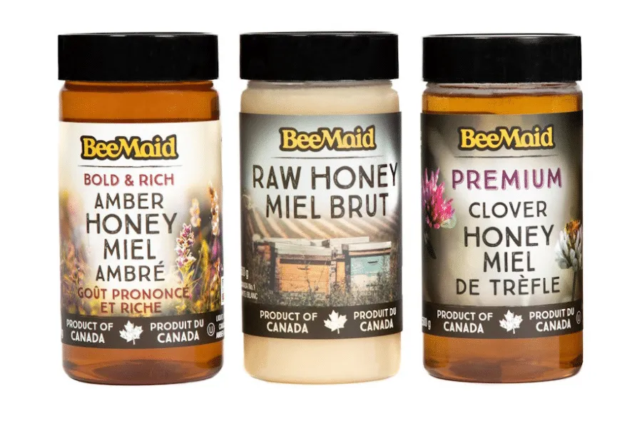 Bee Maid Honey Jars